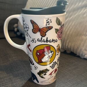 Alabama Themed Buc-ee’s Travel Mug with Lid